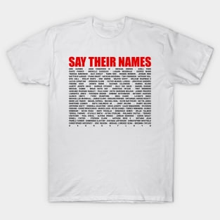 say their names T-Shirt